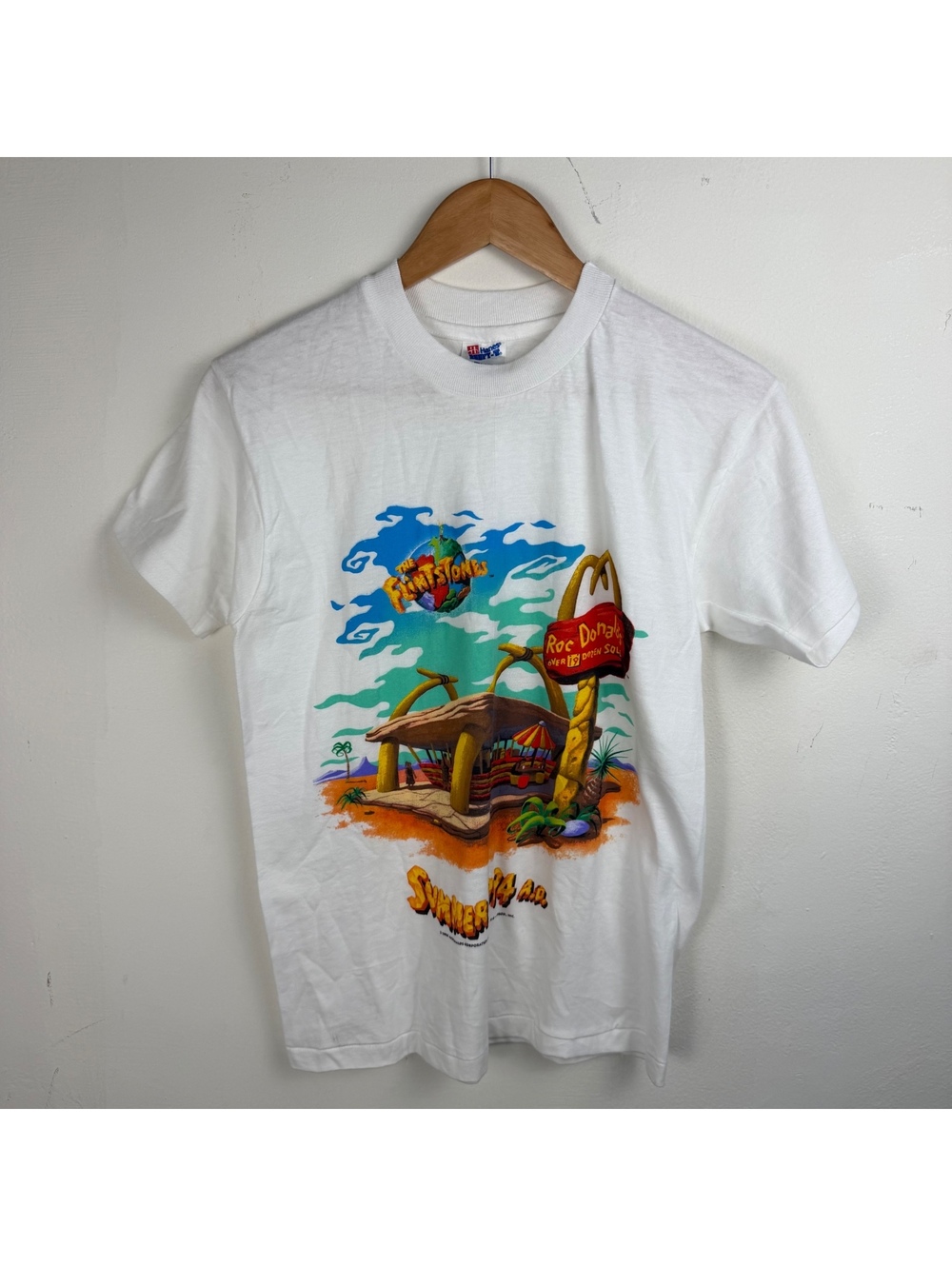 Vintage 1994 Flintstones McDonalds Tee Men's XS